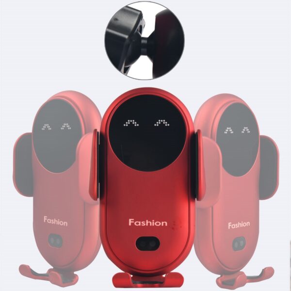 New S11 Car Wireless Charging Mobile Phone Navigation Bracket Infrared Sensor 10W Fast Charging Custom Gift - Image 3