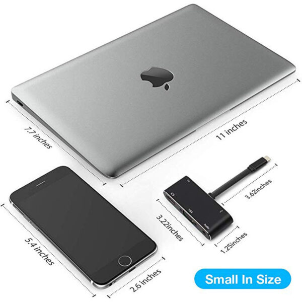 Type-c to HDMI VGA 5-in-1 HD dual display converter - Image 2